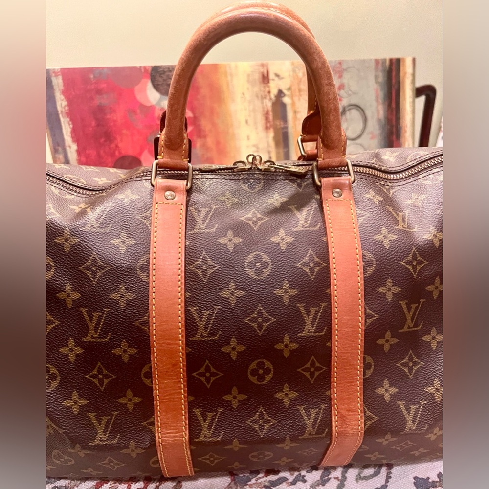Louis Vuitton Keepal 50 Classic Monogram Duffel Bag - Picture 8 of 16
